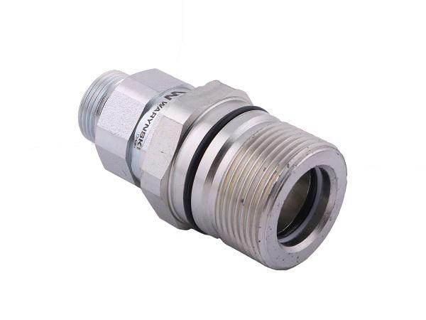 Szybkozłącze hydrauliczne skręcane gniazdo m22x1.5 gwint zewnętrzny 300bar waryński