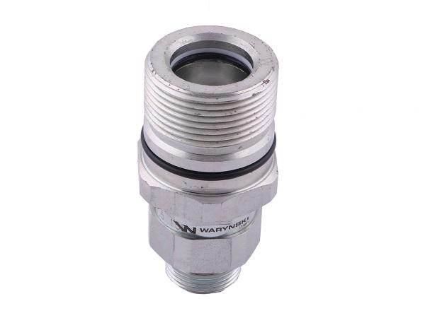 Szybkozłącze hydrauliczne skręcane gniazdo m22x1.5 gwint zewnętrzny 300bar waryński - zdjęcie 4