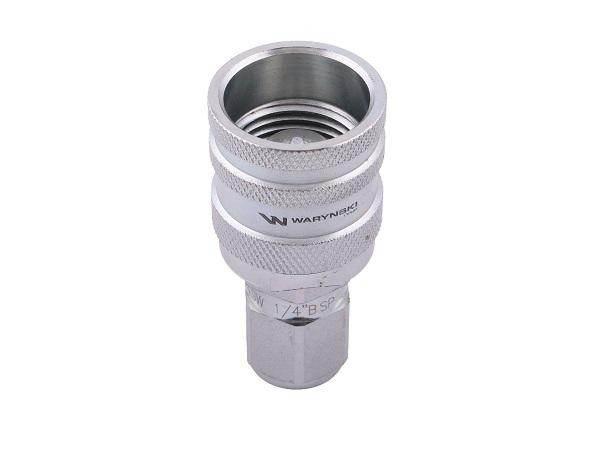 Szybkozłącze hydrauliczne skręcane wtyczka g1/4"bsp gwint wewnętrzny 350bar waryński - zdjęcie 4
