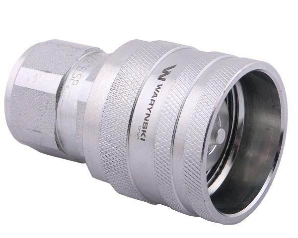 Szybkozłącze hydrauliczne skręcane wtyczka g1/2"bsp gwint wewnętrzny 300bar waryński - zdjęcie 3