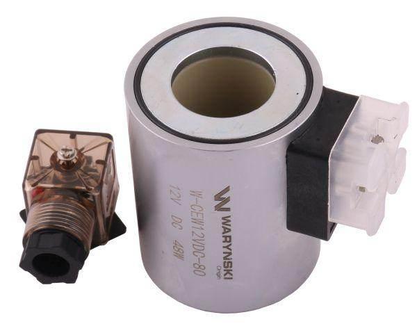 Cewka dzielnika elektrozaworu w-e12dvs6/2-80l w-e12dvs3/2-80l 12v dc 48w waryński - zdjęcie 3