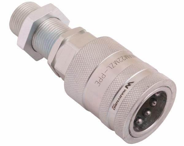 Szybkozłącze hydrauliczne gniazdo long z eliminatorem ciśnienia m22x1.5 gwint zew euro push-pull 9100822gl iso 7241-a waryński