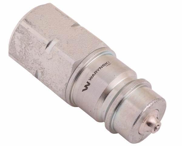 Szybkozłącze hydrauliczne wtyczka z eliminatorem ciśnienia m22x1.5 gwint wew euro iso 7241-a waryński - zdjęcie 2