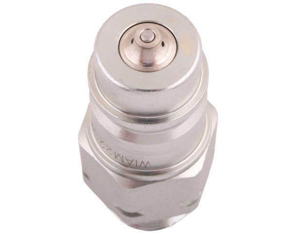 Szybkozłącze hydrauliczne wtyczka z eliminatorem ciśnienia m22x1.5 gwint zew euro 9100822w iso 7241-a waryński - zdjęcie 3