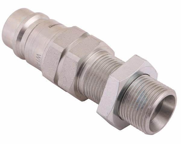 Szybkozłącze hydrauliczne wtyczka long z eliminatorem ciśnienia m22x1.5 gwint zew euro 9100822w iso 7241-a waryński - zdjęcie 3