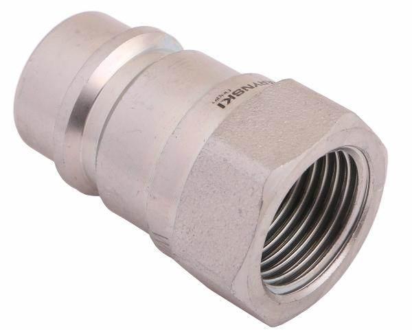 Szybkozłącze hydrauliczne wtyczka z eliminatorem ciśnienia g1/2"bsp gwint wew iso 7241-a waryński - zdjęcie 3