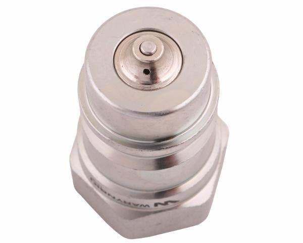 Szybkozłącze hydrauliczne wtyczka z eliminatorem ciśnienia g1/2"bsp gwint wew iso 7241-a waryński - zdjęcie 4