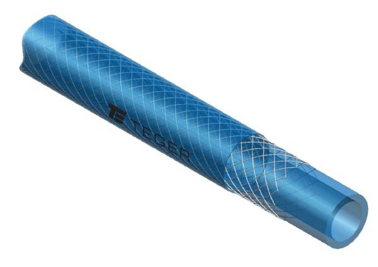 Wąż techniczny zbrojony pvc 12.5x3 20bar opryskiwacz teger po 50m - zdjęcie 2