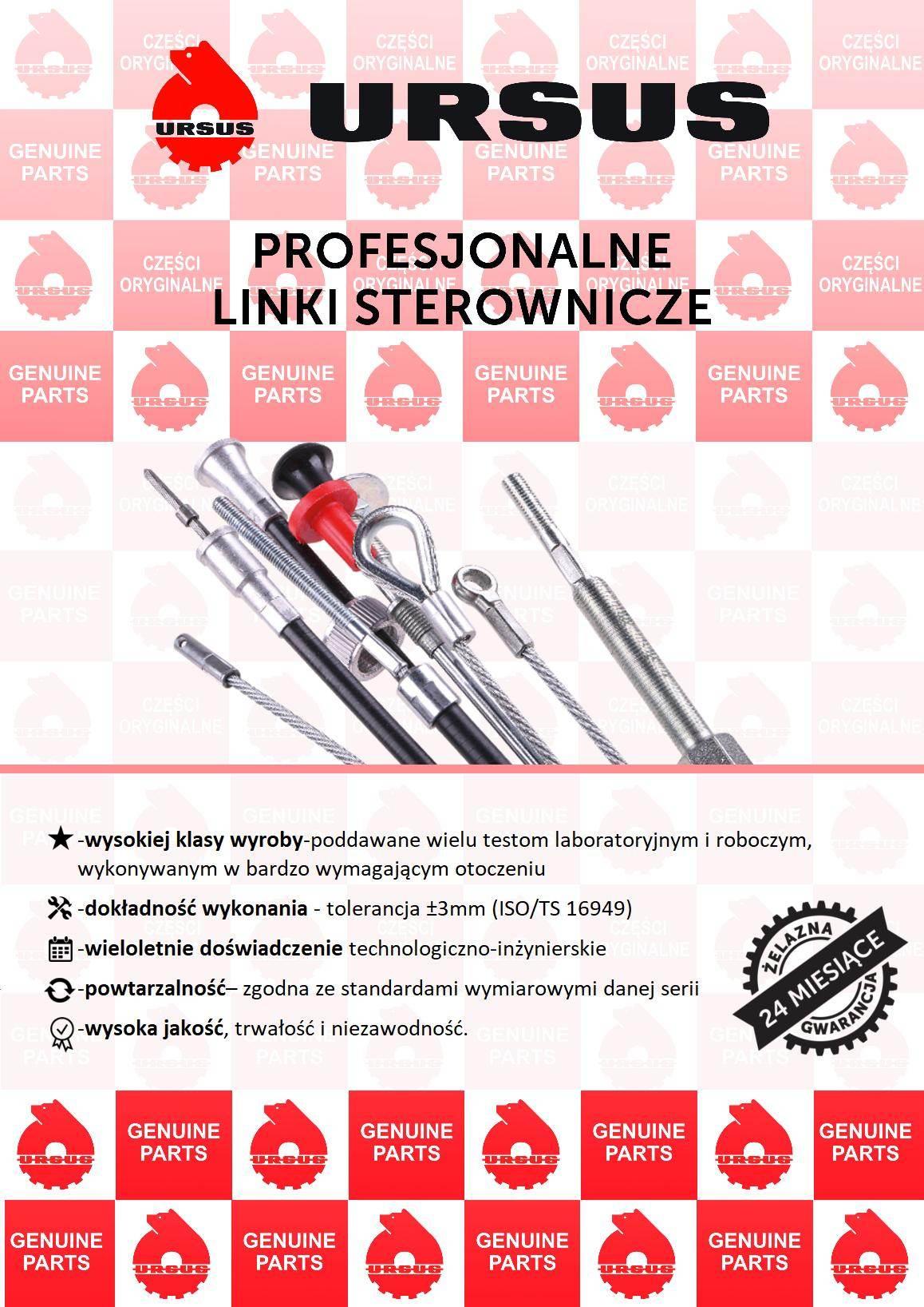 Linka licznika mtg motogodzin l-575mm/625mm 42341430 c-330 oryginał ursus - zdjęcie 3