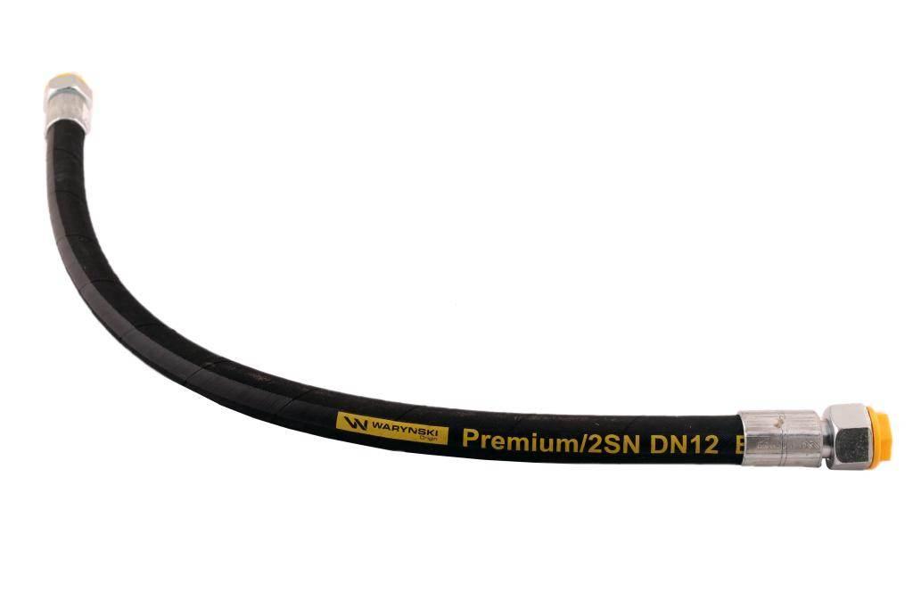 Przewód hydrauliczny 275 bar gwint m22x1.5 proste l-630mm dn12-2sn aa-13-630 p11p11 27.5mpa waryński