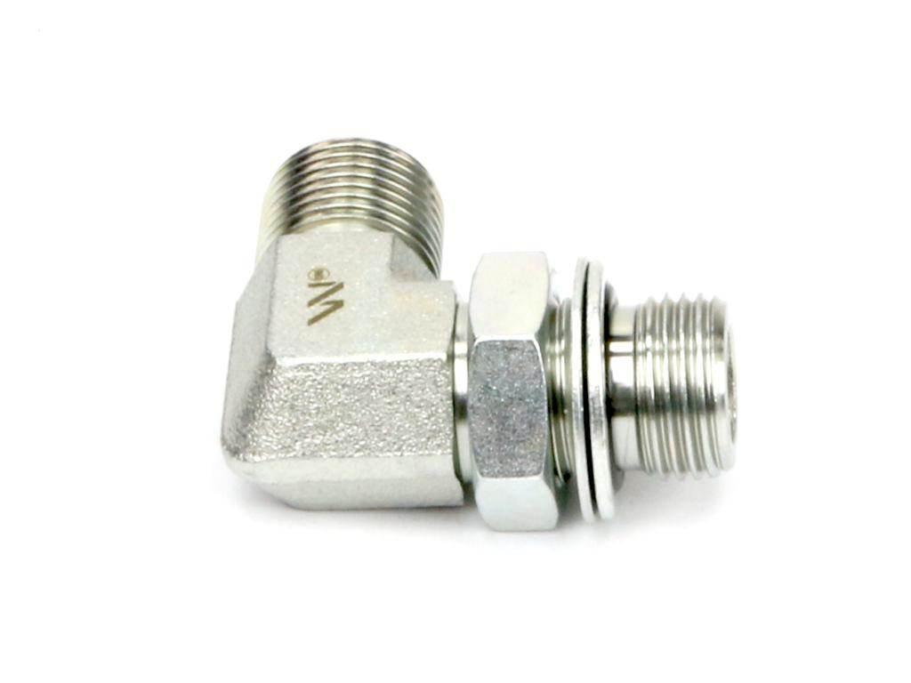 Kolanko hydrauliczne nastawne calowe bb 3/4"x3/4" bsp z regulacją waryński - zdjęcie 4