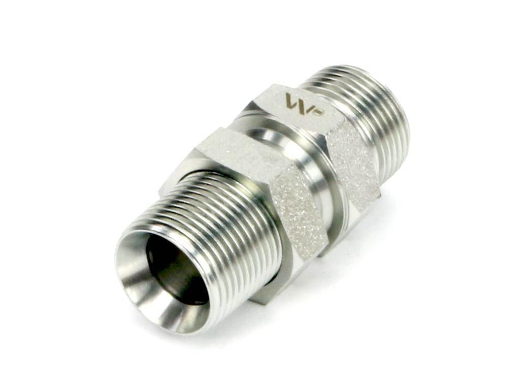 Złączka hydrauliczna calowa grodziowa bb 3/8" bsp z przeciwnakrętką xsv waryński 2szt - zdjęcie 2