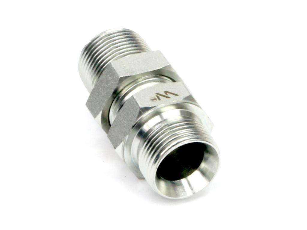Złączka hydrauliczna calowa grodziowa bb 1/2" bsp z przeciwnakrętką xsv waryński 2szt - zdjęcie 3