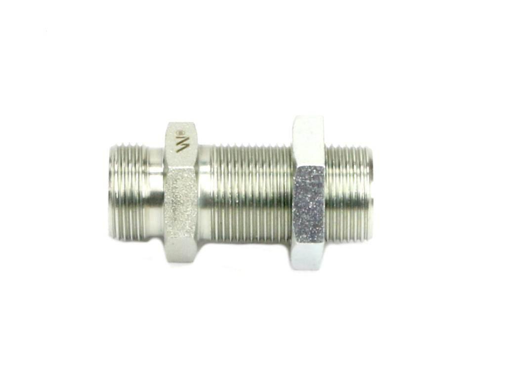 Złączka hydrauliczna metryczna grodziowa bb m30x2 22l z przeciwnakrętką xsv waryński - zdjęcie 4