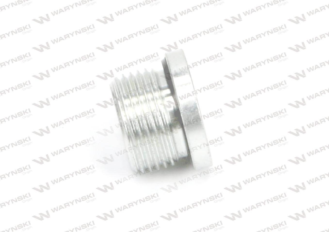 Korek hydrauliczny calowy na imbus 3/8" bsp ed waryński 10szt - zdjęcie 5