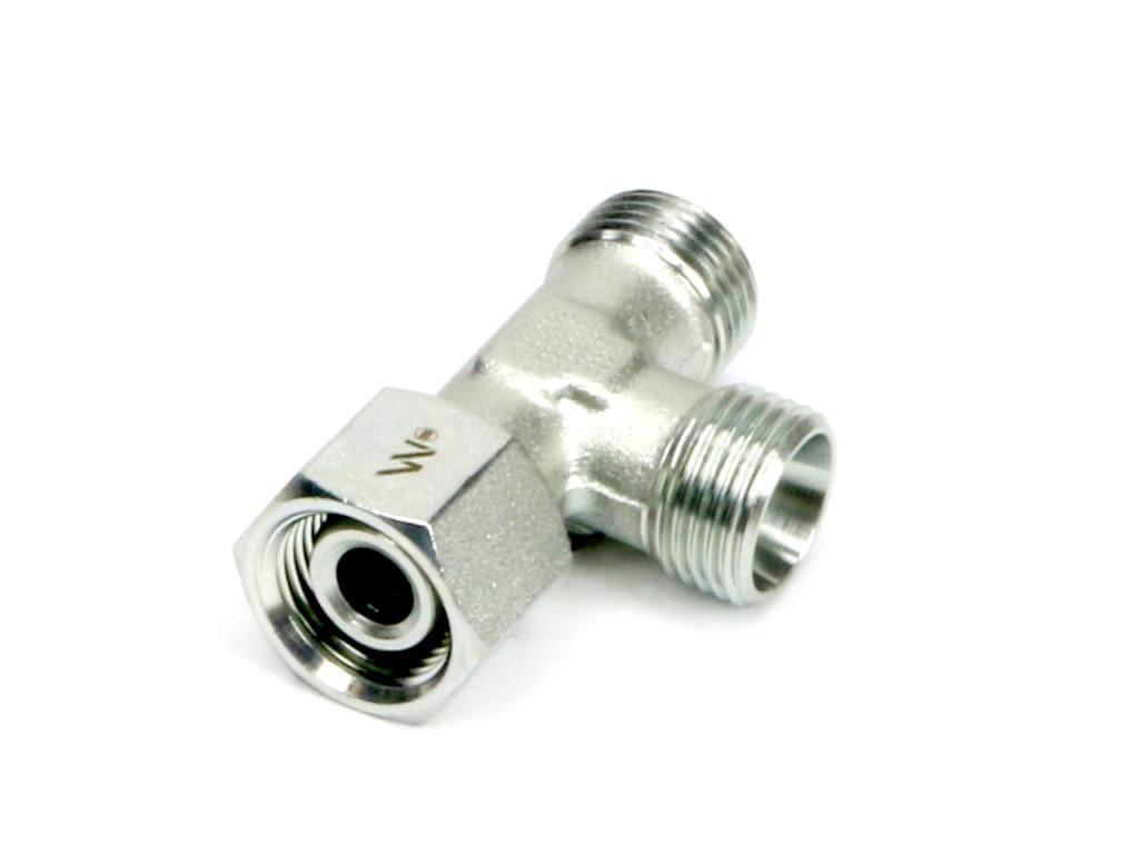 Trójnik hydrauliczny niesymetryczny metryczny bba m18x1.5 12l xevl waryński 5szt - zdjęcie 2