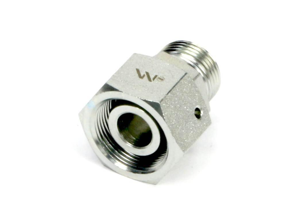 Złączka hydrauliczna metryczna ab xkor a-m45x2 35l b-m36x2 22l waryński - zdjęcie 2