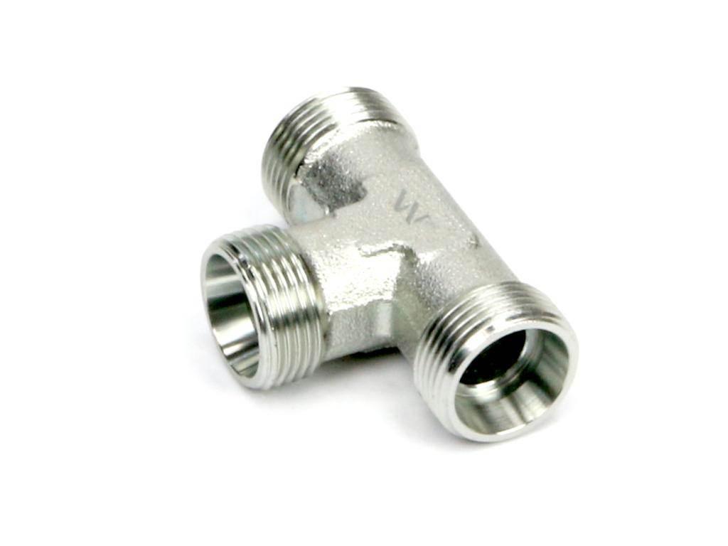 Trójnik hydrauliczny metryczny bbb m30x2 22l xt waryński - zdjęcie 3