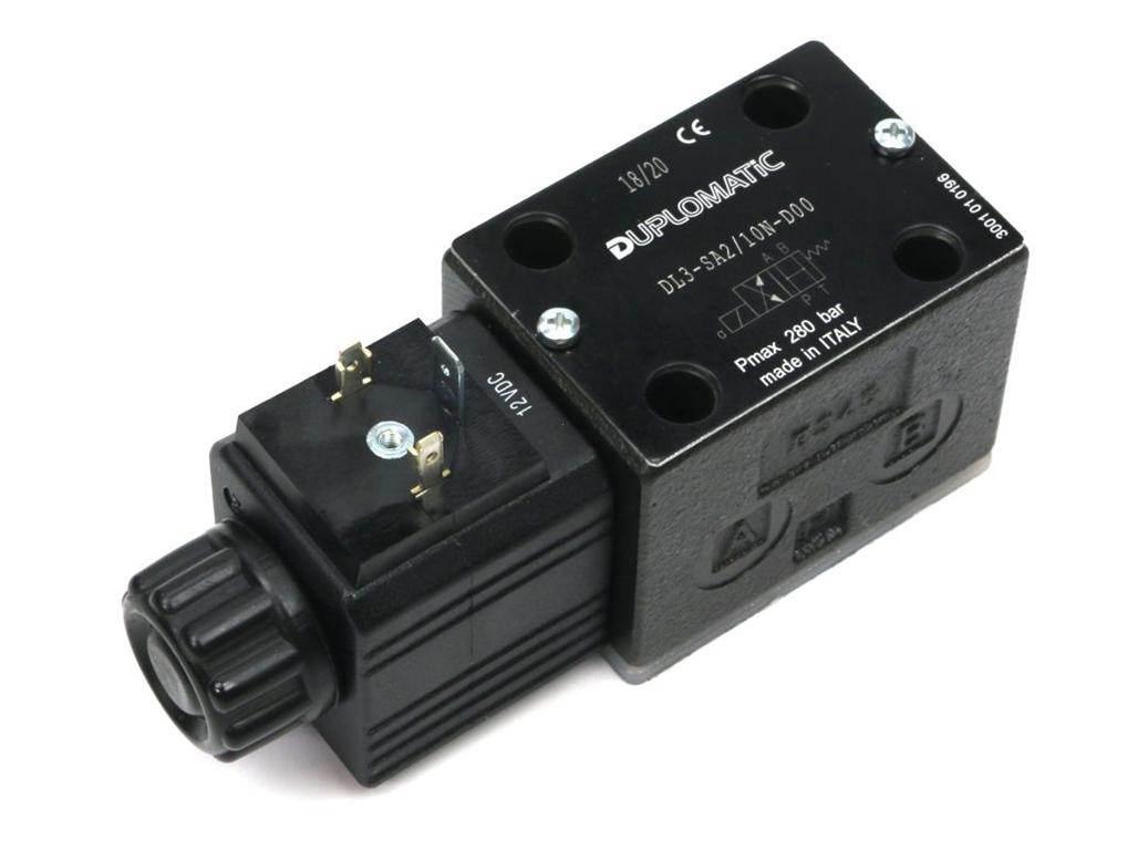Rozdzielacz elektrozawór dl3-sa2/10n-d12 12v dc cewkax1 compact 280bar 50l/min do opryskiwacza duplomatic