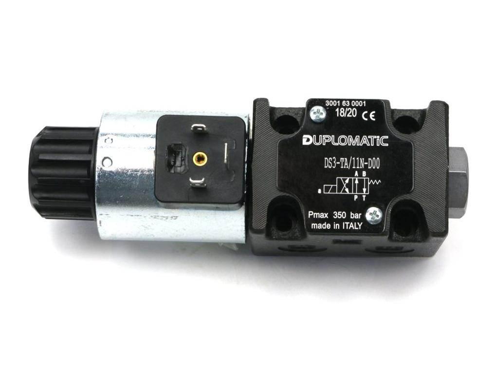 Rozdzielacz elektrozawór ds3-ta02/11n-d12 12v dc cewkax1 heavy 350bar 100l/min duplomatic - zdjęcie 2