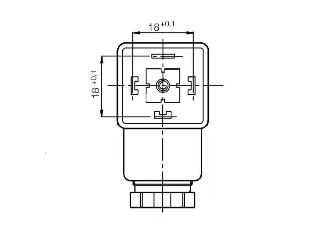 Wtyczka elektryczna 4-pin 3 pe pg9 disi | RM-PG9/4-PE - zdjęcie 2