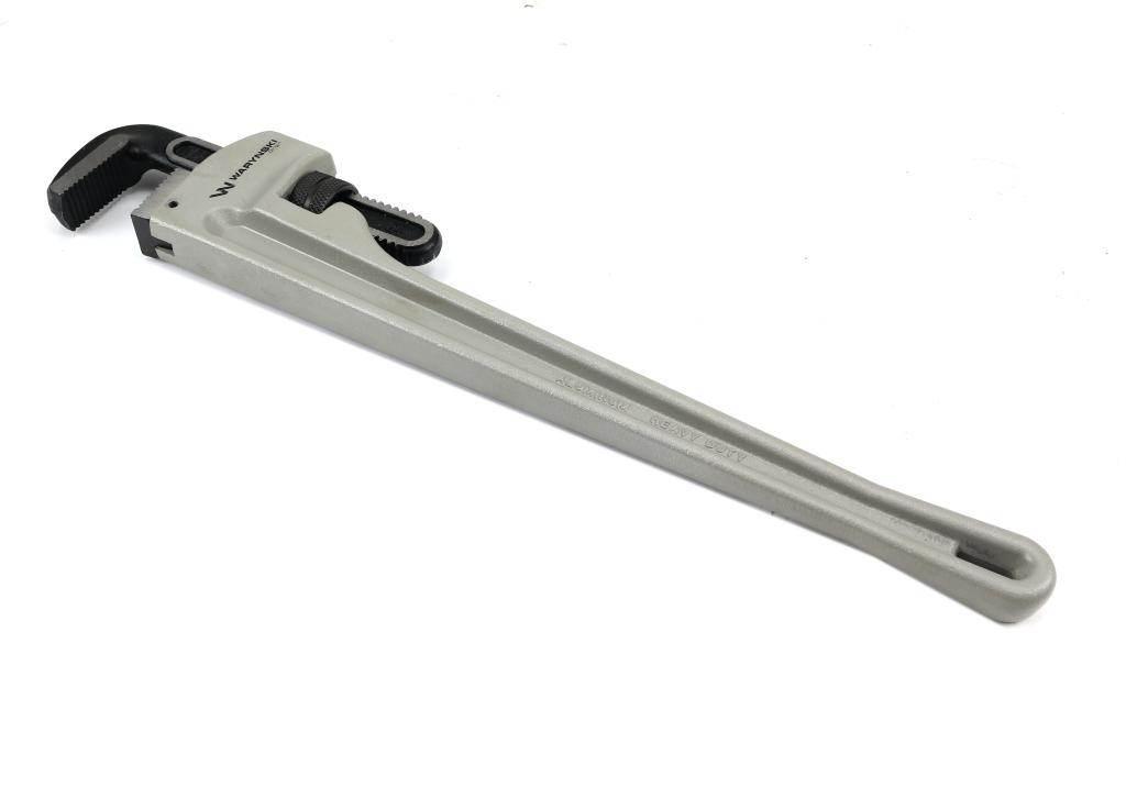 Klucz do rur typ amerykański 24" uchwyt aluminium wzmocniony szczęki crmo max średnica waryński