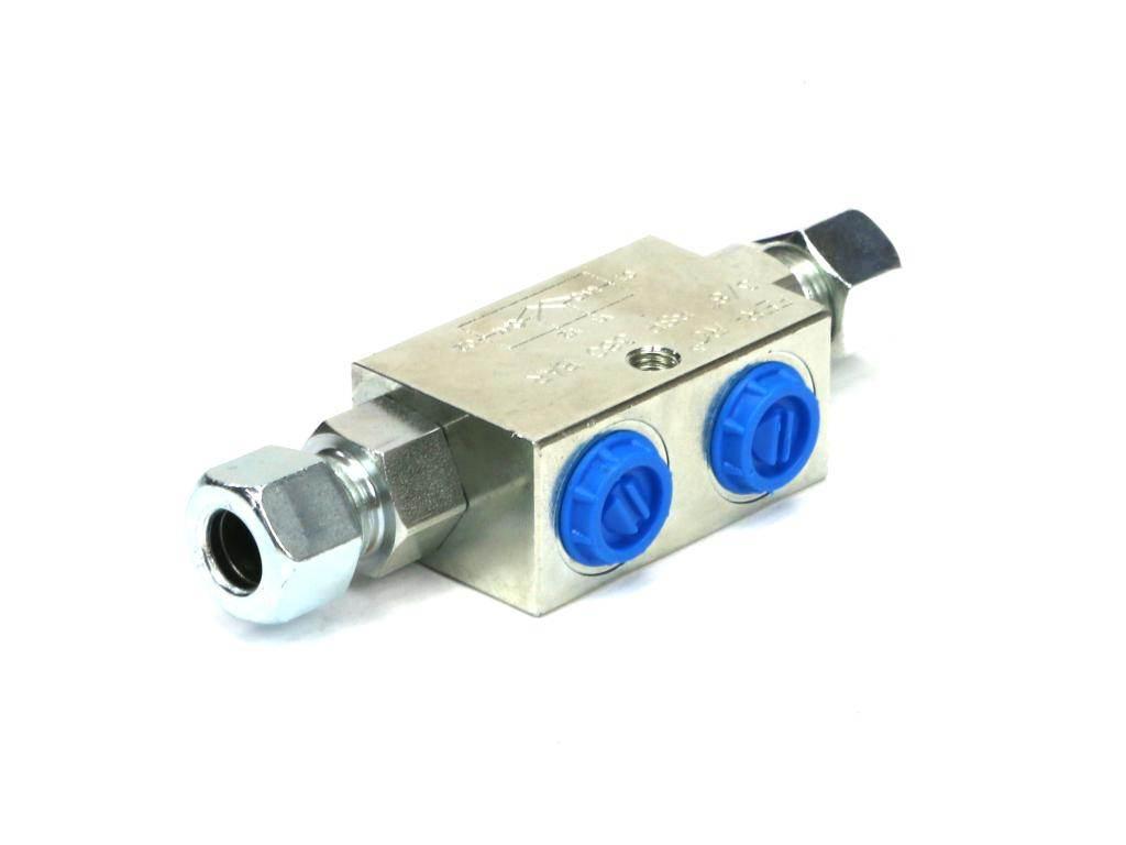 Zawór zwrotny bliźniaczy sterowany vbpde 3/8" 12l m18x1.5 380bar 30l/min zamek hydrauliczny