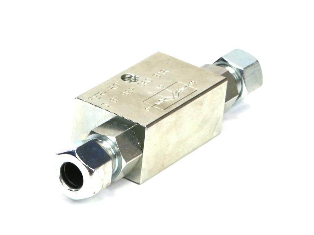 Zawór zwrotny bliźniaczy sterowany vbpde 3/8" 12l m18x1.5 380bar 30l/min zamek hydrauliczny - zdjęcie 2