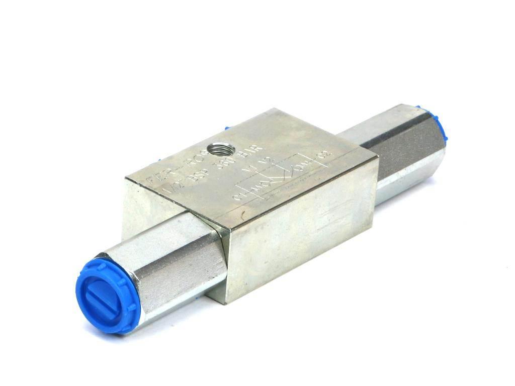 Zawór zwrotny bliźniaczy sterowany vbpde 1/2" 360bar 50l/min zamek hydrauliczny - zdjęcie 2
