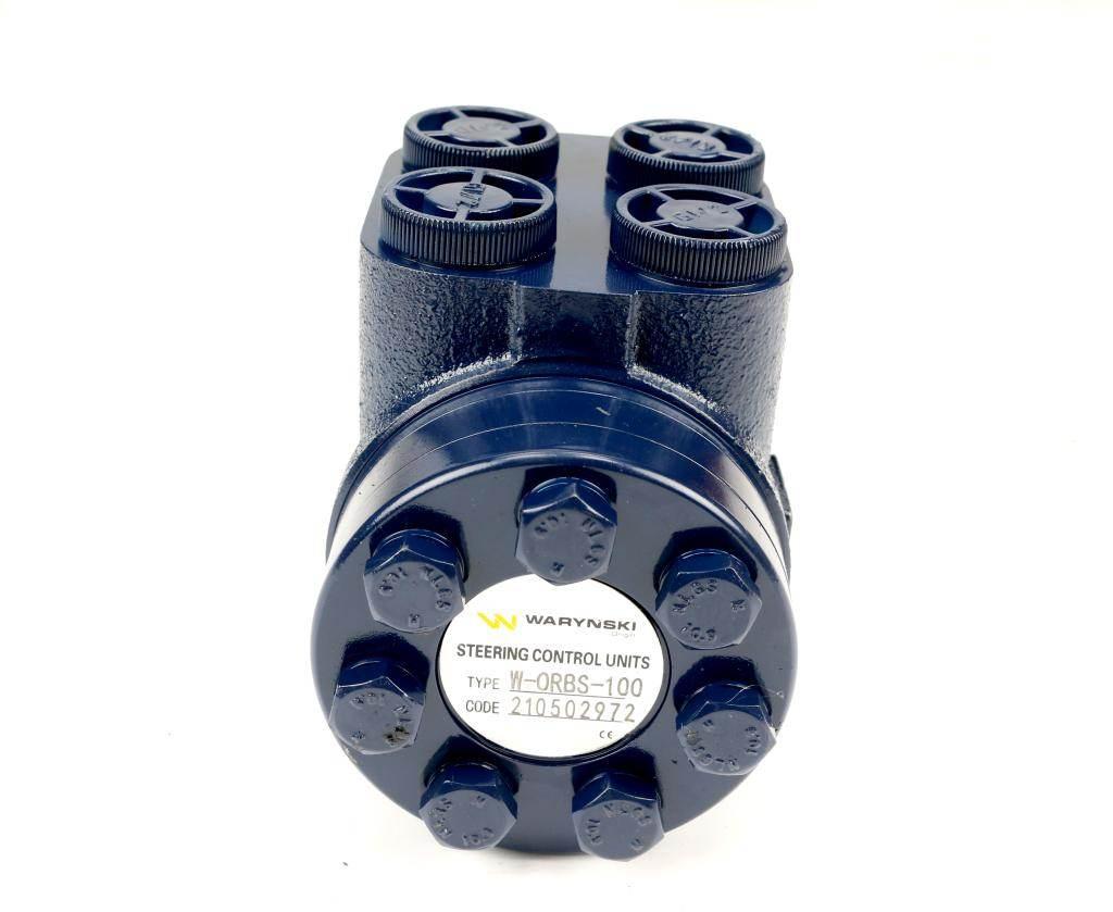 Orbitrol hydrauliczny w-orbs 100 cm3/obr z zaworami system open center bez - zdjęcie 3