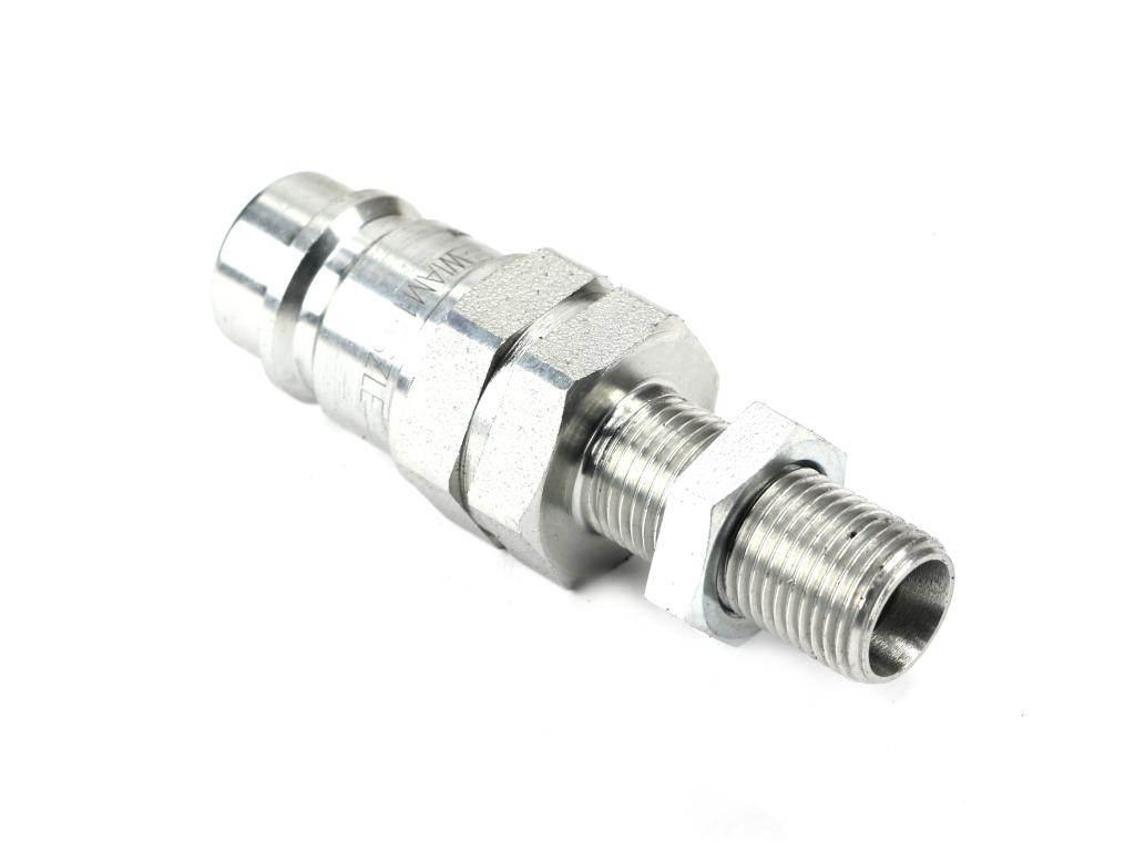 Szybkozłącze hydrauliczne wtyczka long m16x1.5 gwint zewnętrzny euro iso 7241-a z eliminatorem ciśnienia waryński - zdjęcie 2