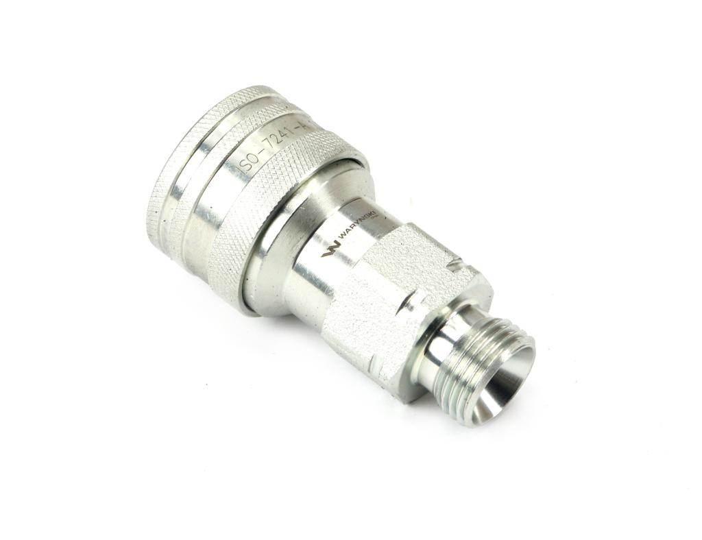Szybkozłącze hydrauliczne gniazdo g1/2"bsp gwint zewnętrzny euro iso 7241-a waryński - zdjęcie 2