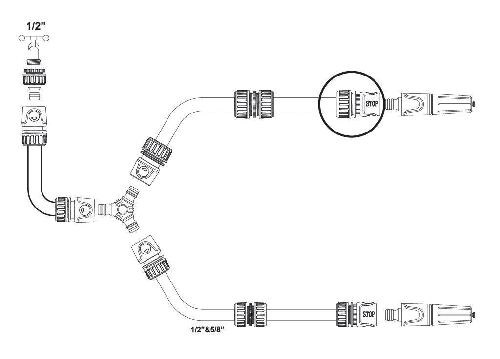 Szybkozłączka 3/4" z waterstop teger | T-O-NPIS004 - zdjęcie 3