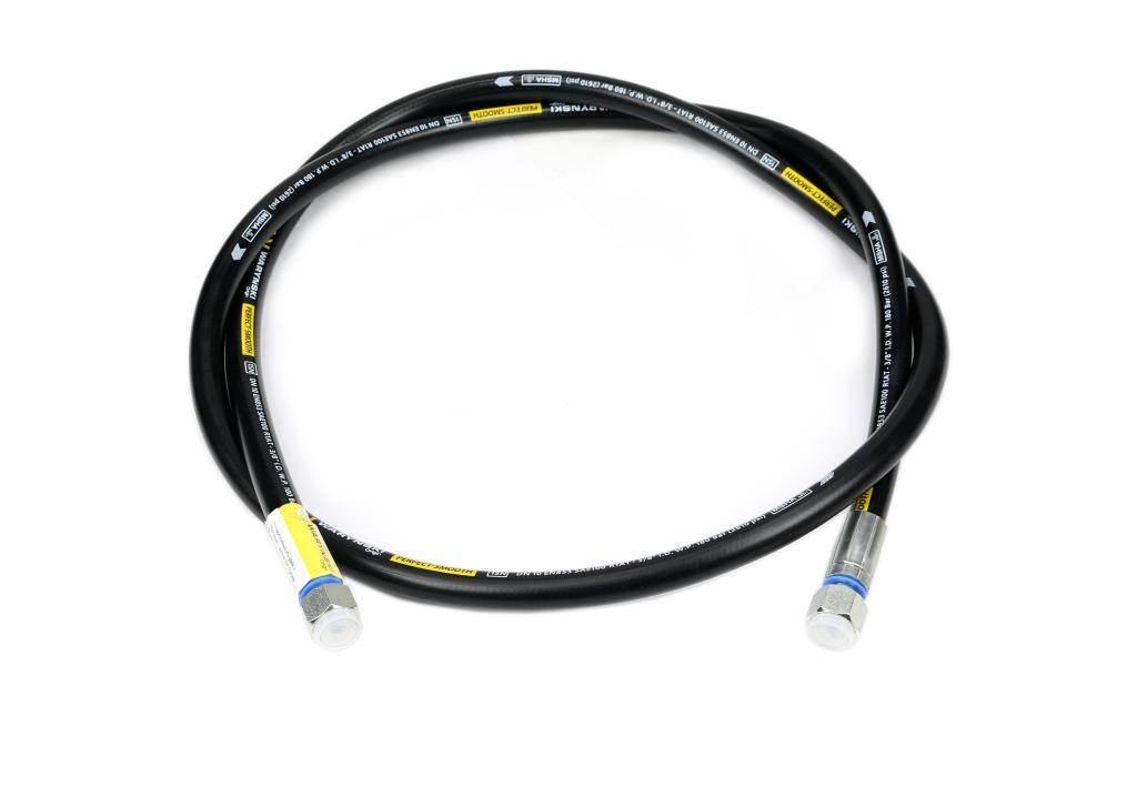 Przewód hydrauliczny gładki z uszczelnieniem gwint m18x1.5 proste l-2000mm dn10-1sn 336-632-030-428 ładowacz nd5-032 aa-10-2000 p11p11 18mpa waryński