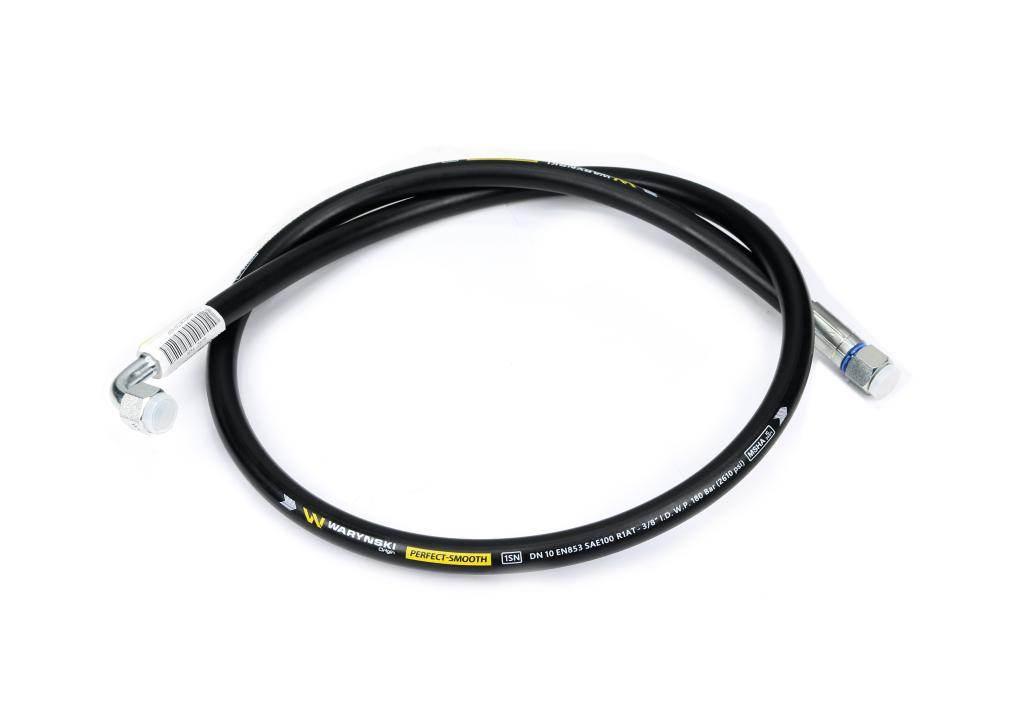 Przewód hydrauliczny gładki z uszczelnieniem gwint m18x1.5 prosta/90 stopni kolanko l-1500mm dn10-1sn ak-10-1500 p11p12 18.0mpa waryński