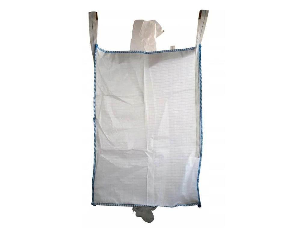 Worek big bag 1000kg 95x95x180 4 uchwyty lej zasypowy/lej spustowy tasiemka
