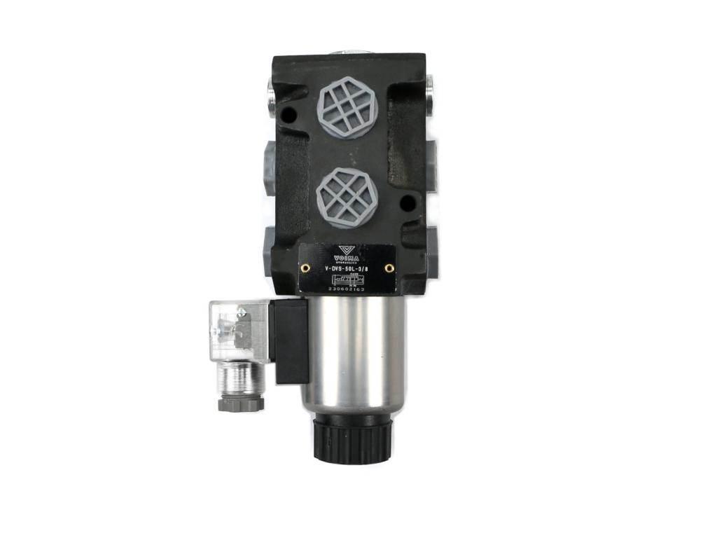 Dzielnik zawór elektrozawór kierunkowy elektromagnetyczny kontroli dvs6/50 l/min 12v dc 6/2 g3/8 50l voima - zdjęcie 3