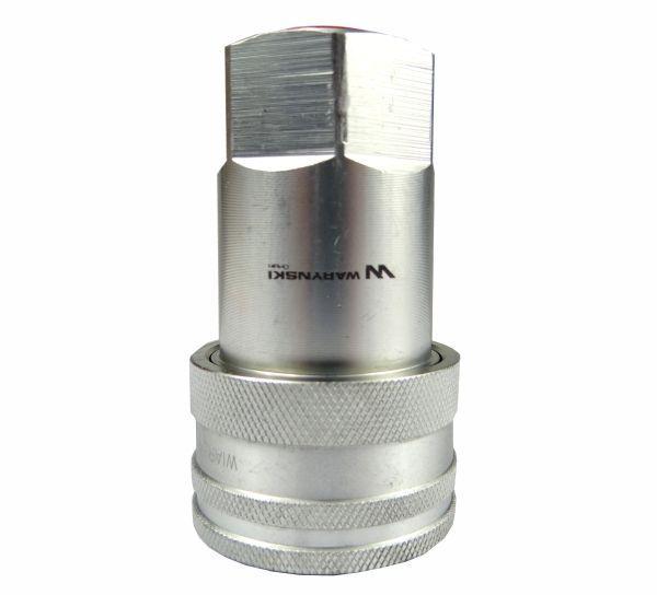Szybkozłącze hydrauliczne gniazdo g3/8"bsp gwint wewnętrzny iso 7241-a waryński - zdjęcie 5