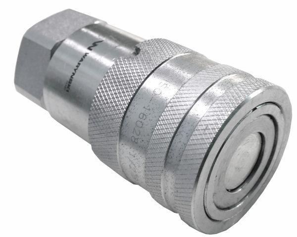 Szybkozłącze hydrauliczne suchoodcinające gniazdo g1"bsp gwint wewętrzny iso16028 waryński