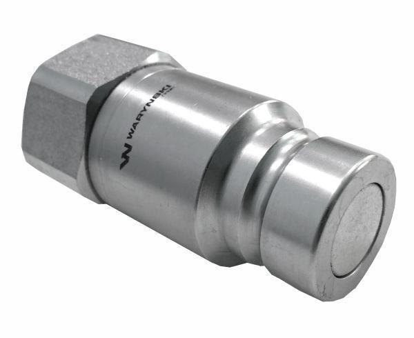 Szybkozłącze hydrauliczne suchoodcinające wtyczka g1/4"bsp gwint wewnętrzny iso16028 waryński - zdjęcie 5