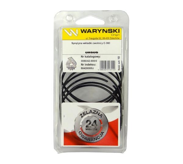Sprężyna wkładki zwolnicy po 10 c-360 oryginał ursus - zdjęcie 3