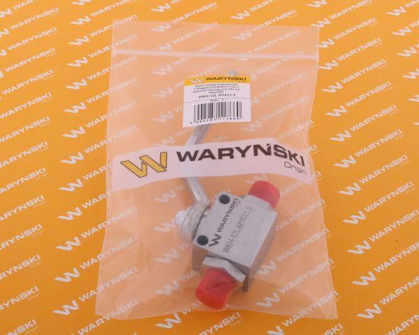 Zawór kulowy hydrauliczny 2-drogowy 2/2 m18x1.5 12l z otworami mocującymi 500 bar waryński - zdjęcie 3