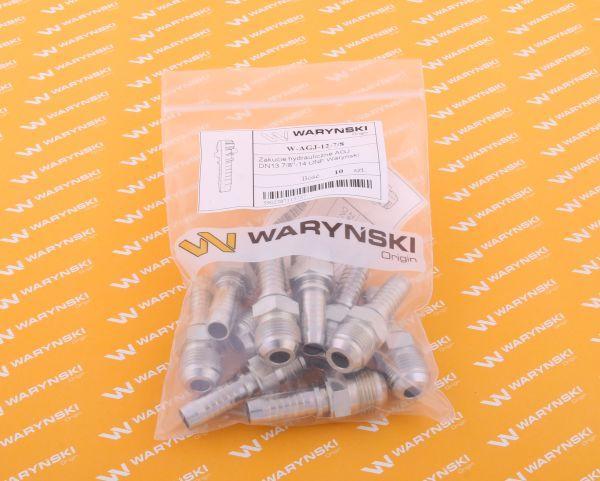 Zakucie hydrauliczne agj dn06 7/16'-20 unf waryński 10szt - zdjęcie 4