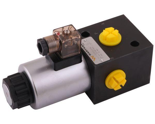 Elektrozawór 3-drogowy elektromagnetyczny kontroli 3/2 w-e12dvs3/2-80l g1/2" 12v 80l waryński