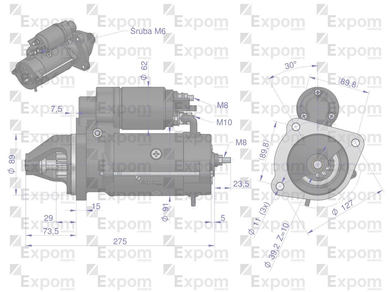 Rozrusznik 12v same typ iskra ms297 expom kwidzyn eu - zdjęcie 3