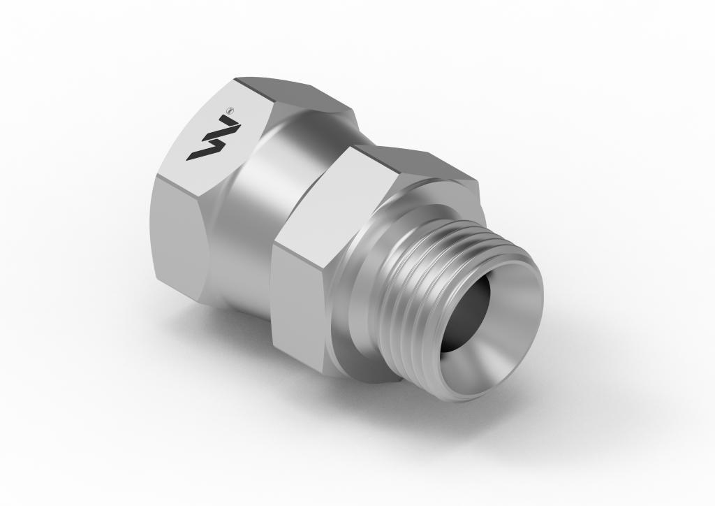 Złączka hydrauliczna calowa ab 3/4" bsp xkor waryński 2szt - zdjęcie 3