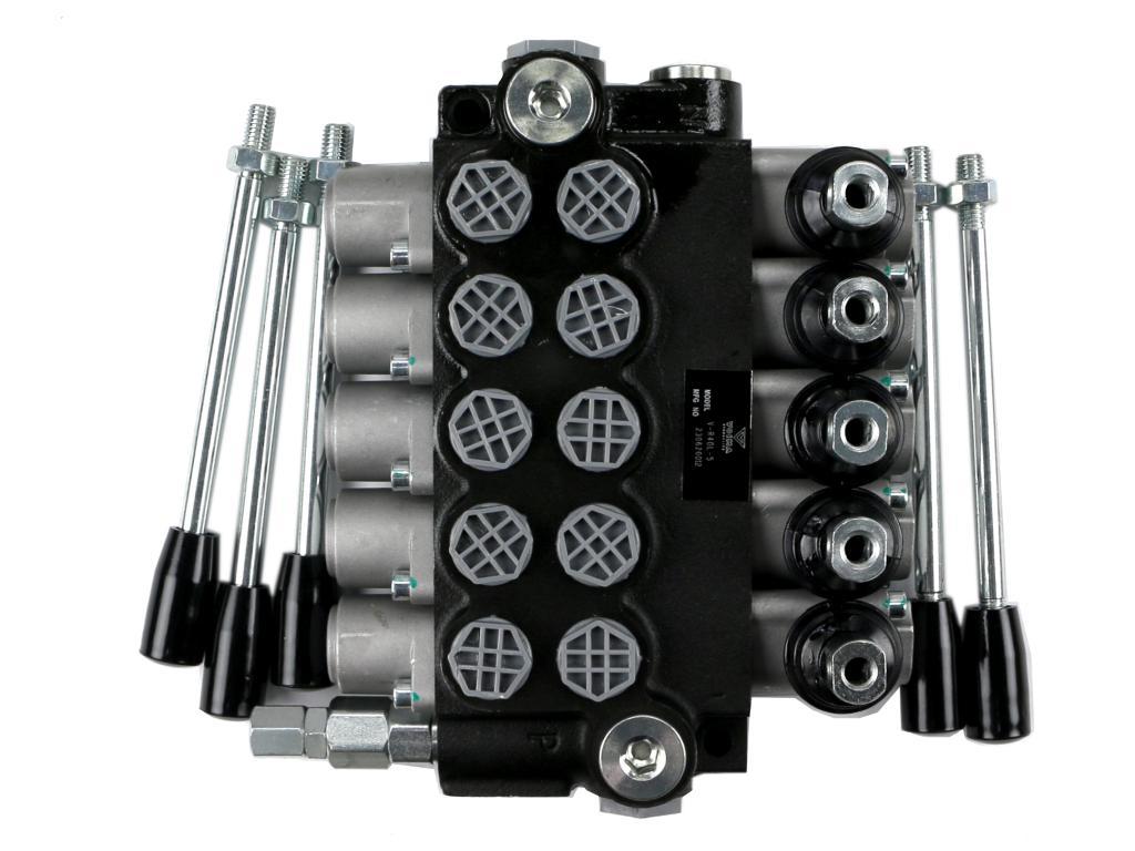 Rozdzielacz hydrauliczny 5-sekcyjny 40l voima - zdjęcie 3
