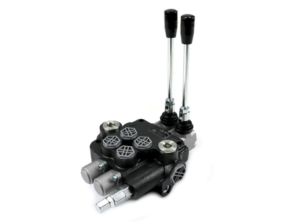 Rozdzielacz hydrauliczny 2-sekcyjny 80l voima