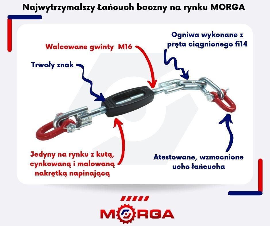 Łańcuch Boczny Nakrętka Kuta Ursus C-330 Morga - zdjęcie 2
