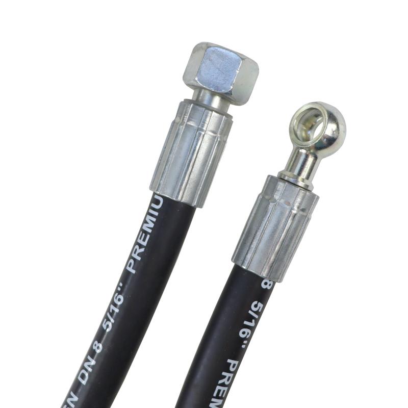 Przewód Hydrauliczny Dn08 350bar Gwint Wewnętrzny M18x1,5 Prosta Oczko - zdjęcie 2